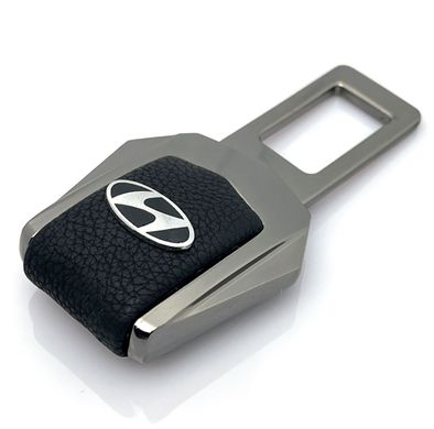 Купити Заглушка ременя безпеки з логотипом Hyundai Темний хром 1 шт 39465 Заглушки ременя безпеки