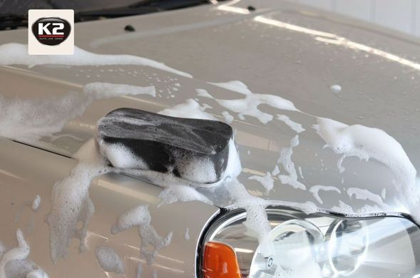 Купити Губка для миття авто двостороння K2 Double Sided Car Sponge PRO (M436) 65534 Серветки мікрофібра губки для миття