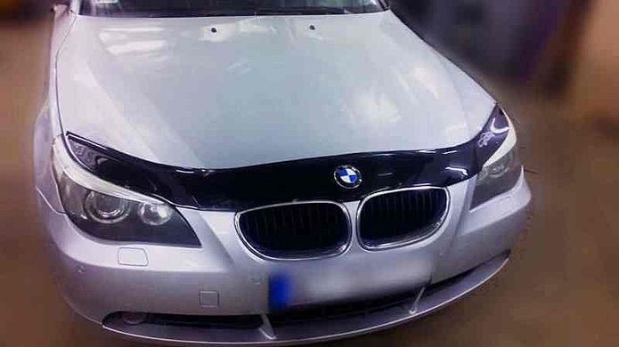 Купити Дефлектор капоту мухобійка для BMW 5 серії (60 кузов) 2003-2010 9236 Дефлектори капота Bmw
