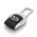 Купити Заглушка ремня безпеки з логотипом Infiniti 1 шт 33982 Заглушки ременя безпеки - 5 фото из 5