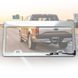Buy Elegant American Type License Plate Frame 31x16 Metal Chrome 1 pc (EL 100 605) 31988 Number frame - Universal - American type