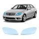 Купити Антигравійна захисна бронеплівка за лекалами для Mercedes-Benz C-Class W204 2007-2011 - оптика (фари та ПТФ) 106632 Модельні лекала захисних плівок для Mercedes-Benz