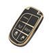 Buy Jeep Key Case Black Gold Trim (5 Buttons) TPU 94789 Car Key Covers (Original) - 1 photos from 2