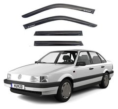 Купити Дефлектори вікон вітровики Volkswagen Passat B3 / B4 Седан 1988-1997 Скотч 3M Voron Glass 41139 Дефлектори вікон Volkswagen