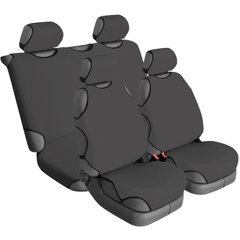 Купить Чехлы майки для сидений Beltex COTTON комплект Темно-серые 8825 Майки для сидений