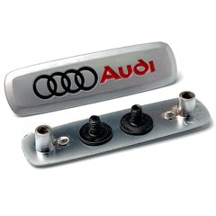 Купить Эмблема шильдик Audi для автомобильных ковриков Алюминий 1 шт 60775 Эмблемы шильдики Подпятники для автоковриков