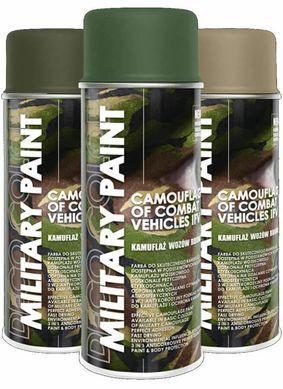 Купить Камуфляжная краска Deco color Military Paint Ral 400 мл Белый мат антибликовая (9010) 60453 Краски аэрозольные