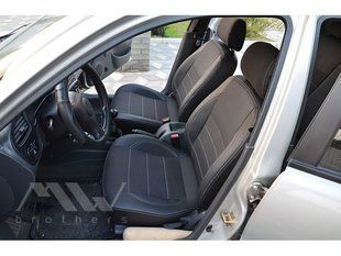 Купить Авточехлы модельные MW Brothers для Chevrolet Lanos с 2005 серия Premium Style (серая нить) 59085 Чехлы модельные MW Brothers