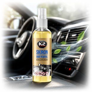 Купить Нейтрализатор Запаха Освежитель К2 Skiron Odor remover 250 мл (V023) 102765 Полироли торпеды молочко