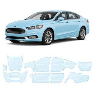 Купити Антигравійна захисна бронеплівка за лекалами для Ford Mondeo V 2014-2019 - повний кузов 104481 Модельні лекала захисних плівок для Ford