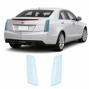 Купити Антигравійна захисна бронеплівка за лекалами для Cadillac ATS I 2013-2019 - задні ліхтарі стопи 103307 Модельні лекала захисних плівок для Cadillac
