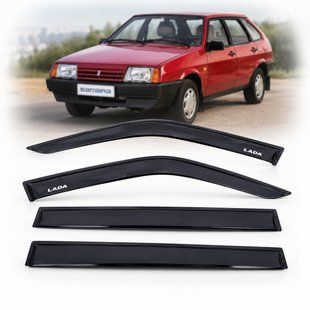 Купити Дефлектори вікон вітровики для ВАЗ 2109-99-15 3М скотч Voron Glass 43185 Дефлектори вікон LADA (ВАЗ)