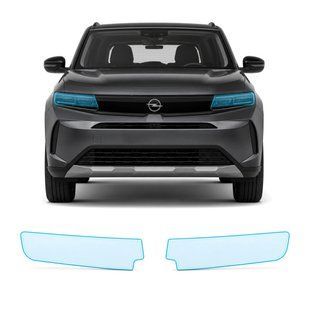 Купить Антигравийная защитная бронепленка по лекалам для Opel Frontera 2024- оптика (фары и ПТФ) 107964 Модельные лекала защитных пленок для Opel
