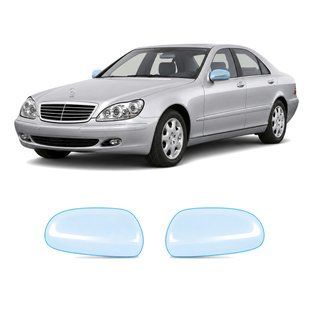 Купить Антигравийная защитная бронепленка по лекалам для Mercedes-Benz S-Class W220 facelift 2002-2005 - зеркала 107165 Модельные лекала защитных пленок для Mercedes-Benz