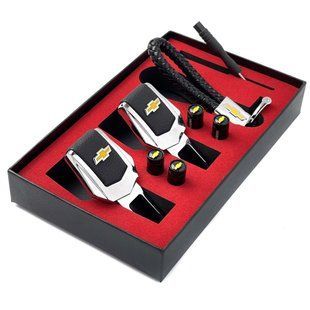 Buy Chevrolet Gift Set #1 (Belt Plugs/Nipple Caps/Keychain) 56252 Gift sets for motorists