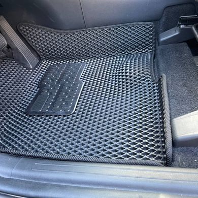 Buy 5D EVA Floor Mats for Hyundai Tucson (NX4) 2021- ICE (Metal heel pad) Black-Brown edging 5 pcs 62951 Floor mats for Hyundai