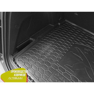 Купить Автомобильный коврик в багажник Peugeot 3008 2017- верхняя полка / Резиновый (Avto-Gumm) 29223 Коврики для Peugeot