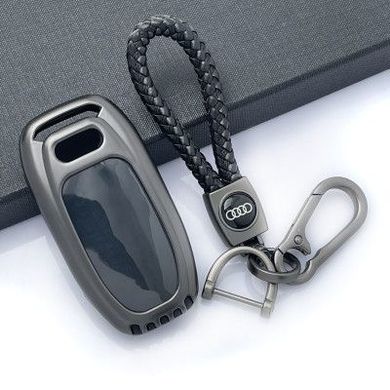 Купити Чохол для автоключів Audi з Брелоком Темний хром Оригінал (YT0005) 44744 Чохли для автоключів (Оригінал)