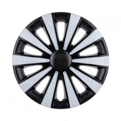 Купить Колпаки для колес Star Карат R14 Супер Бело - Черные Карбон 4 шт 22814 14 (Star)