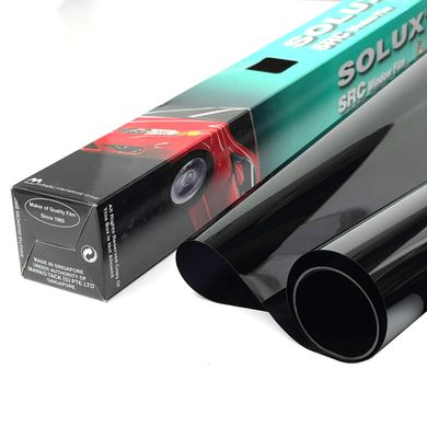 Купить Тонировочная пленка Solux SRC Антицарапин Super Dark Black 3% 0,5x3м (PCG-1A) 33601 Пленка тонировочная