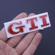 Купити Емблема - напис "GTI" скотч 3М 75мм метал (Польща) 22091 Емблема напис на іномарки - 2 фото из 2