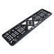 Buy Tesla license plate frame latch 3D inscription Chromed / Polypropylene flexible frost-resistant 91350 Number frame - Model inscriptions - 2 photos from 5