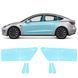Buy Pre-cut paint protection film for Tesla Model 3 I 2017-2023 - doors and windows pillars 109297 Model-specific paint protection film patterns for Tesla