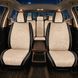 Buy Front seat cover Alcantara Palermo Premium Set Beige-Black piping 96431 Premium Seat Covers (Alcantara) - 1 photos from 7