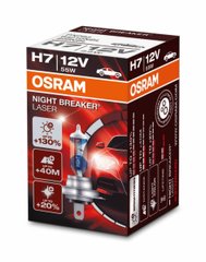 Купить Автолампа галогенная Osram Night Breaker Laser +130% 12V H7 55W 1 шт (64210 NBL) 38371 Галогеновые лампы Osram