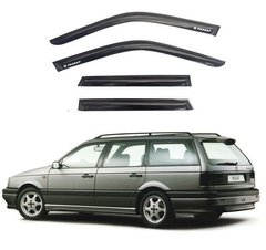 Купить Дефлекторы окон ветровики Volkswagen Passat B3 / B4 Wagon 1988-1997 Скотч 3M Voron Glass 41140 Дефлекторы окон Volkswagen