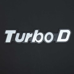 Купити Емблема - напис "Turbo D" 190х40мм 22142 Емблема напис на іномарки