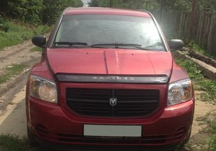 Купить Дефлектор капота мухобойка Dodge Caliber 2006- 5362 Дефлекторы капота Dodge