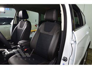 Buy MW Brothers seat covers for Ford Escape III 2014+ Dynamic Style series (grey stitching) 59186 MW Brothers model covers
