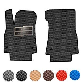Buy Front EVA floor mats for Audi E-tron quattro SUV 2018- with heel pad 2 pcs 66366 Floor mats for Audi