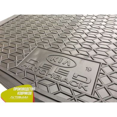 Купити Автомобільний килимок в багажник Kia Ceed 2019-хечбек нижня полиця / Гумо - пластик 42132 Килимки для KIA