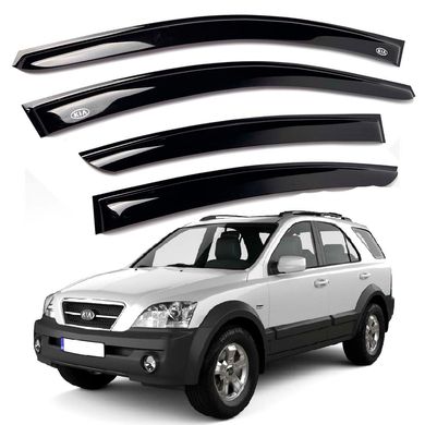 Купити Дефлектори вікон вітровики KIA Sorento (BL) 2002-2009 Voron Glass 73542 Дефлектори вікон KIA