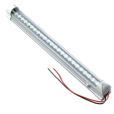 Купить Подсветка салона с выключателем 12V T8 33,5 см двойная Белый свет 1 шт (3099) 10045 Подсветки - Стопы внутрисалонные