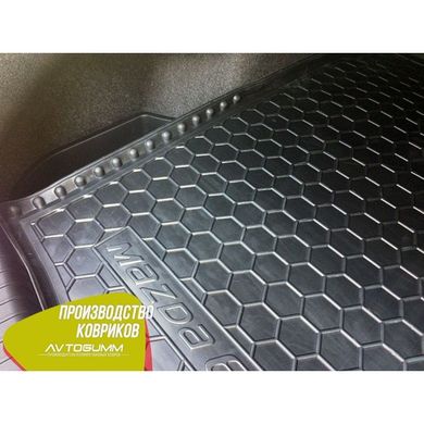 Купить Автомобильный коврик в багажник Mazda 6 2013- Sedan / Резино - пластик 42182 Коврики для Mazda