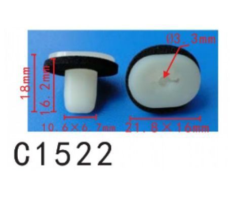 Buy Clip for trim Mazda 999100506 (C1522) 73626 Bushing holder