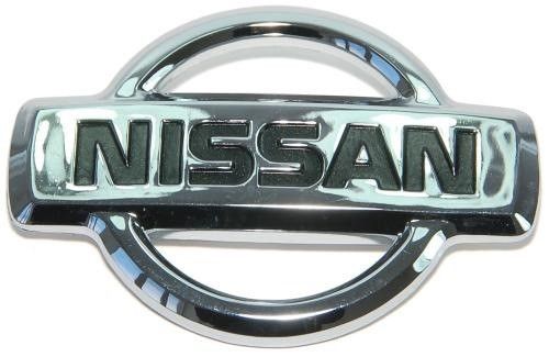 Купити Емблема Nissan 140х100мм / пластик / 2 пукли 32558 Емблеми на іномарки