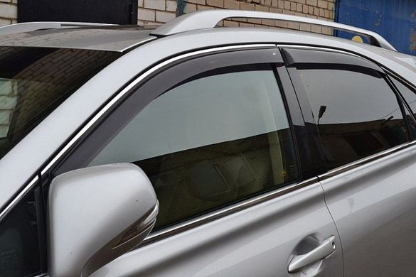 Купити Дефлектори вікон вітровики Lexus RХ III 2010-2015 із хром молдингом 5894 Дефлектори вікон Lexus