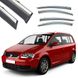 Купить Дефлекторы окон ветровики Benke для Volkswagen Touran II 2003-2015 Хром Молдинг Из Нержавеющей Стали 3D 62305 Дефлекторы окон Volkswagen - 1 фото из 7