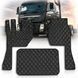 Buy Eco-leather floor mats for Volvo FH 13 2002-2012 with heel pad Black 3 pcs (Rombus) 69804 Floor mats for Volvo