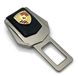 Купить Заглушка ремня безопасности с логотипом Porsche Темный хром 1 шт 39467 Заглушки ремня безопасности - 1 фото из 6
