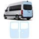 Купить Антигравийная защитная бронепленка по лекалам для Mercedes-Benz Sprinter W907 2018- зона крышки багажника 107234 Модельные лекала защитных пленок для Mercedes-Benz