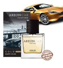 Купить Ароматизатор воздуха Areon Car Perfume 50ml Glass Gold 32559 Ароматизаторы спрей