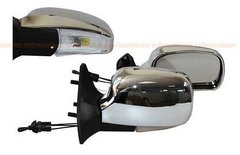 Купить Зеркала автомобильные боковые для Ваз 2101-2107 с LED поворотом / складываются / Хром 2 шт (ЗБ 3109П) 23940 Зеркала  Боковые  универсальные Тюнинг