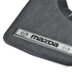 Купить Брызговики малые Mazda Серебренн. надпись,мягкая структурная резина Mud-Flaps2шт 23456 Брызговики малые Дешевые с надписью Моделей