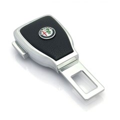 Купить Заглушка переходник ремня безопасности с логотипом Alfa Romeo 1 шт 38829 Заглушки ремня безопасности