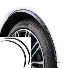 Купить Молдинг на колесные арки 700 x 25 мм Карбон Матовый Пластиковий Черный 2 шт 63566 Молдинг на колесные аркии Пороги